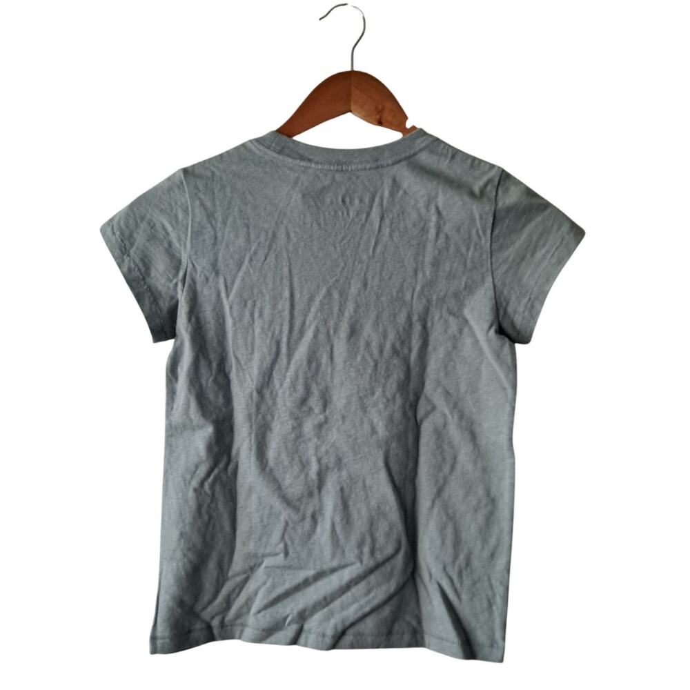 NWT Everlane Top 100% Cotton Box Cut Short Sleeve Tee Sage Green Womens Size XXS - Picture 3 of 8